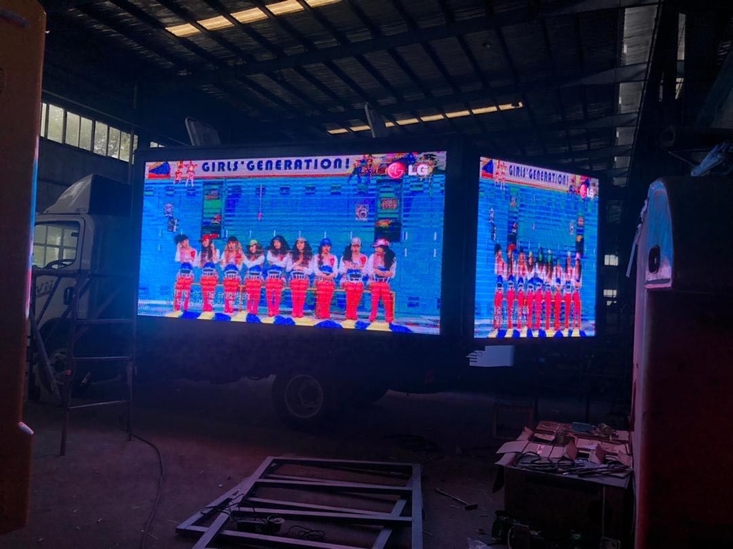 12.5ft*5.6ft  P4 P5 P6 Outdoor LED Display Billboard Box 2500kg Capacity