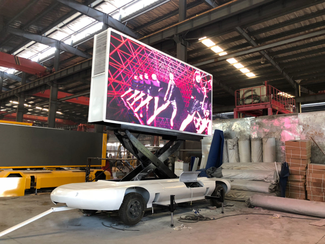 Outdoor Waterproof Mobile Truck Trailer Van Led Screen P5 Led Video Wall Panel For Advertising Music Festival Display