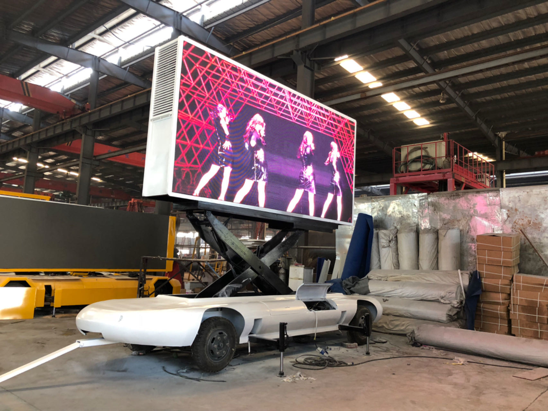 Outdoor Waterproof Mobile Truck Trailer Van Led Screen P5 Led Video Wall Panel For Advertising Music Festival Display