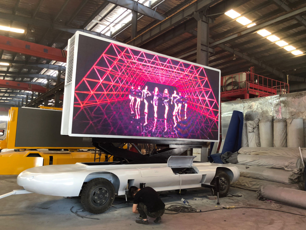 Outdoor Waterproof Mobile Truck Trailer Van Led Screen P5 Led Video Wall Panel For Advertising Music Festival Display