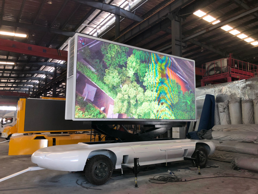 P4 P5 HD Truck Trailer Car Mobile Outdoor Advertising Led Sign Display For Mobile Store