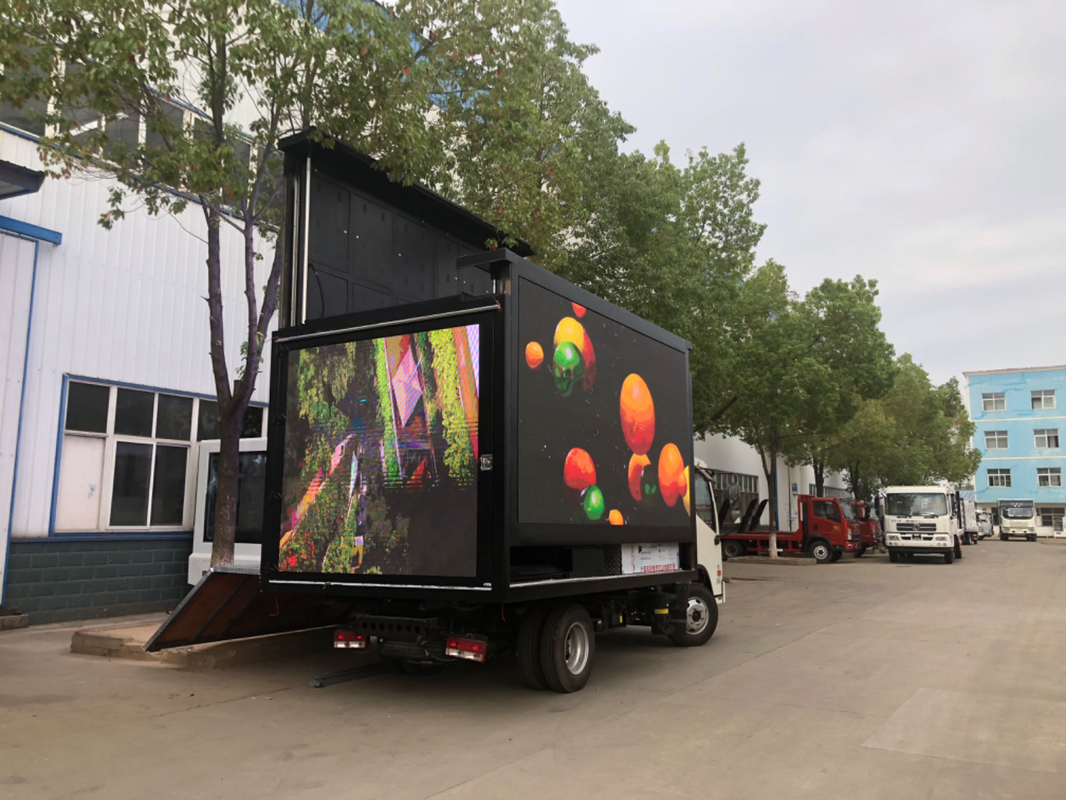 P3 P4 Outdoor Waterproof Mobile Led Video Truck / Trailer / Van Mobile Digital Advertising Led Billboard