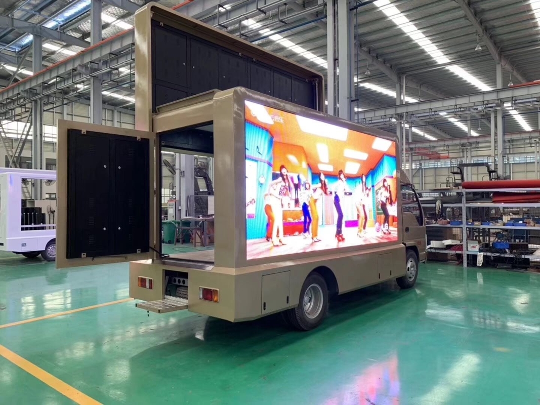 LED Screen Car And Audio Outdoor Advertising Roadshow Stage Truck Diesel Manual