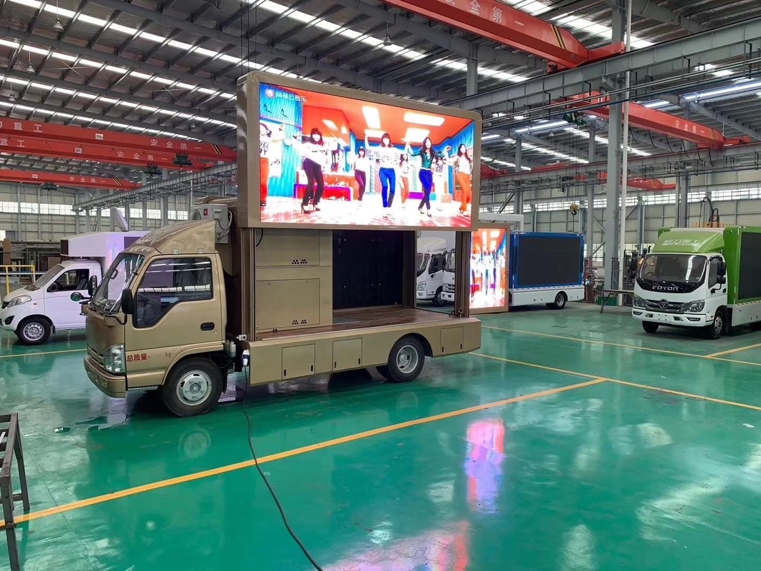 Waterproof Full Color P3 P4 Screen Mobile Advertising Truck Outdoor Led Display Stage Truck