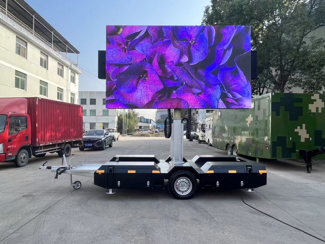 P2.5 P3 P4 P5 P6 P8 P10 Outdoor Mobile Advertising Truck Van Trailer LED Billboard Big Mobile Pantalla LED Screen Display