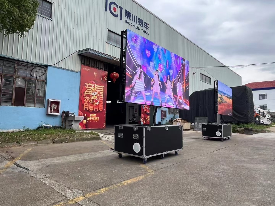 P2.5 P3 P4 P5 P6 P8 P10 Outdoor Mobile Advertising Truck Van Trailer LED Billboard Big Mobile Pantalla LED Screen Display