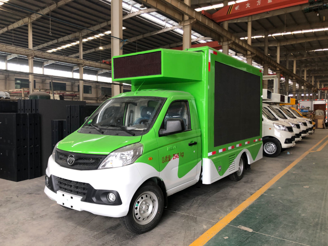 Euro 5 Outdoor P4 Full Color Led Billboard Mobile Advertising Digital Media Truck
