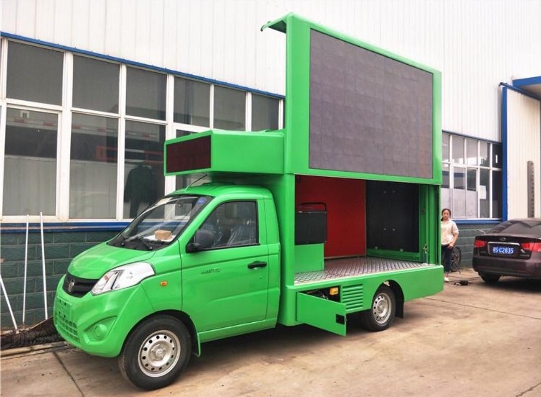 Euro 5 Outdoor P4 Full Color Led Billboard Mobile Advertising Digital Media Truck
