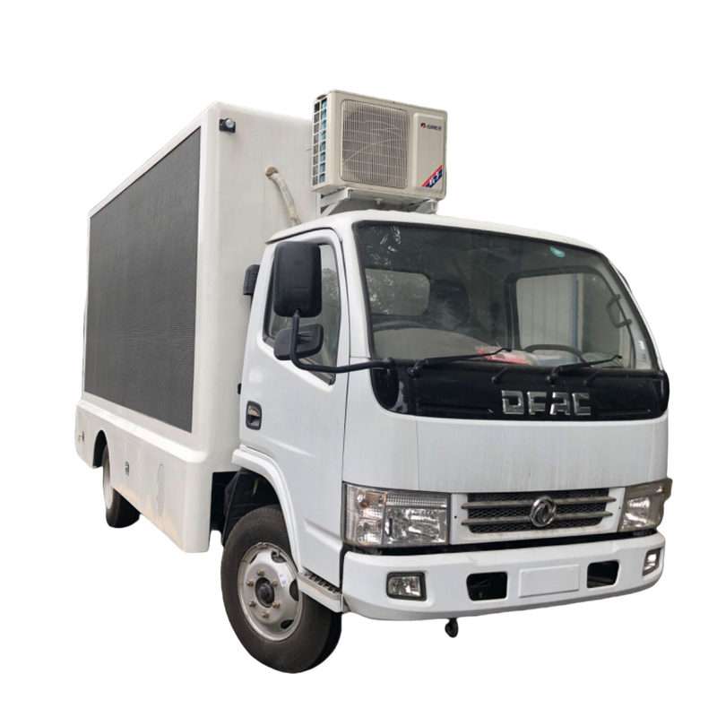 4x2 P4 Dongfeng Led Screen On Truck Euro 5 Euro 6 LHD Led Mobile Display Truck