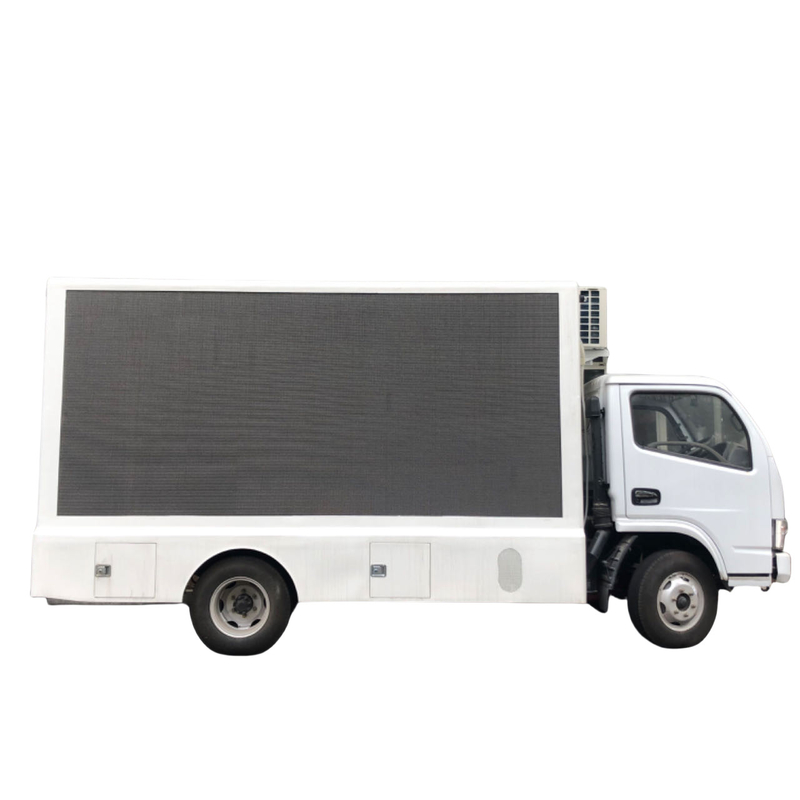 4x2 P4 Dongfeng Led Screen On Truck Euro 5 Euro 6 LHD Led Mobile Display Truck