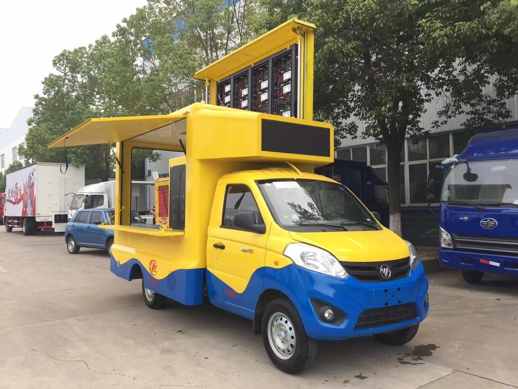 Foton Mobile Led Truck Advertising EURO 6 Mini Outdoor Advertising Screen Mobile LED Display Truck