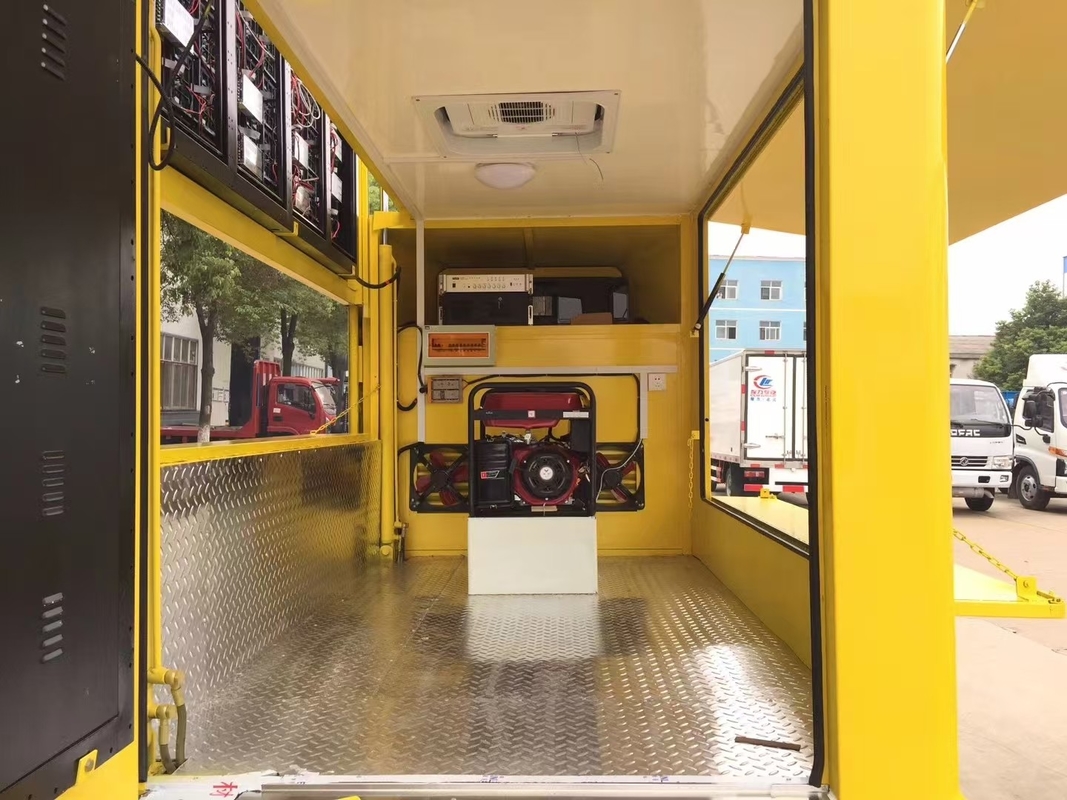 Small Foton Brand Advertising Vehicle Mounted LED Display Euro 6 Led Mobile Digital Advertising Sign Trailer