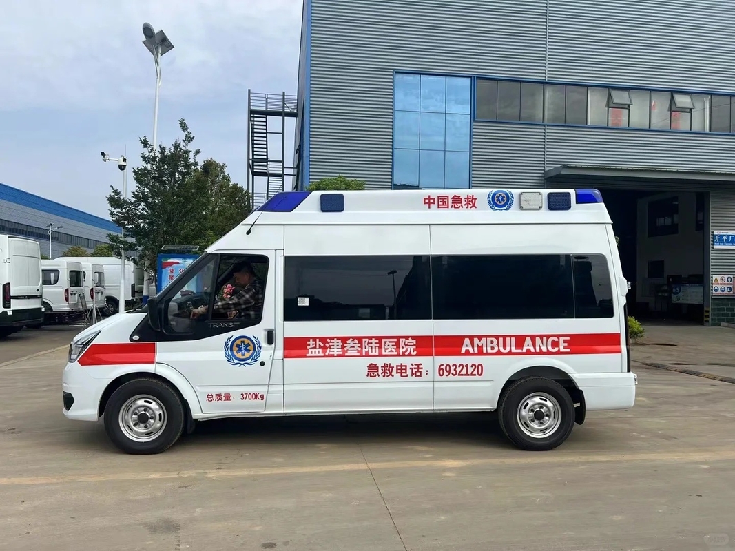 Ford Customization Ambulance Car Vehicle 4x2 Ambulance Car Transit V348 PRO Monitoring ICU Emergency Ambulance Van