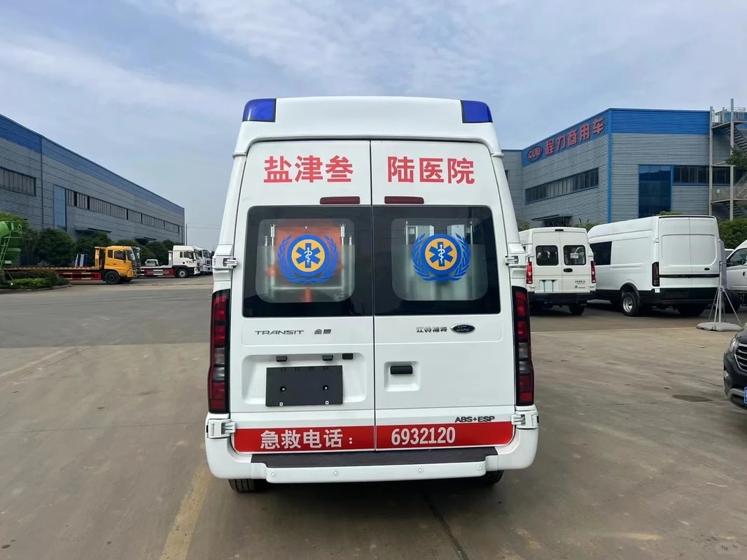 Ford Customization Ambulance Car Vehicle 4x2 Ambulance Car Transit V348 PRO Monitoring ICU Emergency Ambulance Van