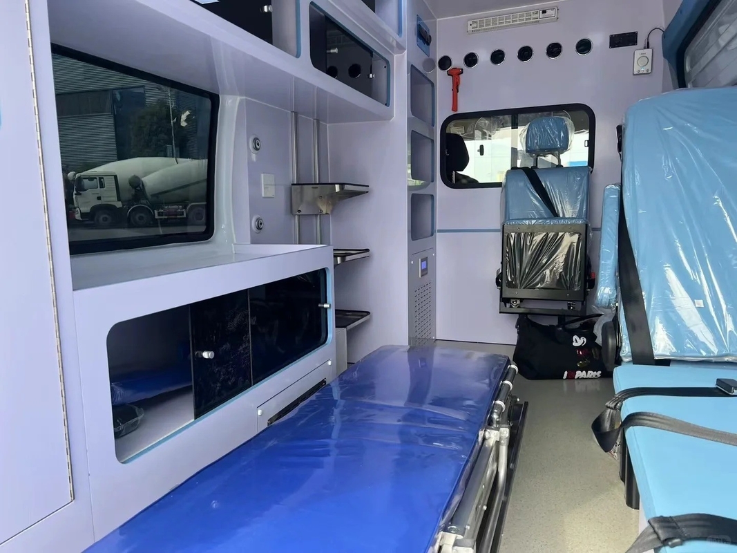 Ford Customization Ambulance Car Vehicle 4x2 Ambulance Car Transit V348 PRO Monitoring ICU Emergency Ambulance Van
